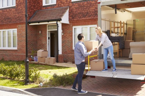 Professional house removalists at work in Fulham
