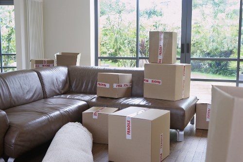 Fulham Storage team handling packing